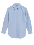 Pure Cotton Twill Collared Shirt