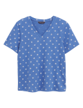Pure Cotton Printed Straight Fit T-Shirt