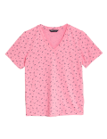 Pure Cotton Printed Straight Fit T-Shirt