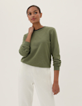 The Cotton Rich Crew Neck Sweatshirt
