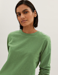 The Cotton Rich Crew Neck Sweatshirt