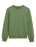 The Cotton Rich Crew Neck Sweatshirt