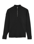 Cotton Rich High Neck Relaxed Sweatshirt