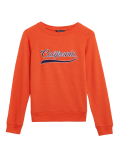 Pure Cotton Slogan Long Sleeve Sweatshirt