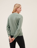 Pure Cotton Embroidered Sweatshirt