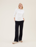 Pure Cotton Embroidered Sweatshirt