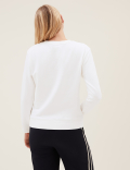 Pure Cotton Embroidered Sweatshirt