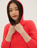 Pure Cotton Zip Up Hoodie