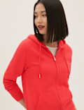 Pure Cotton Zip Up Hoodie