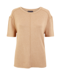 Marl Relaxed Fit Short Sleeve Top