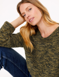 Pure Cotton Slogan Long Sleeve Sweatshirt