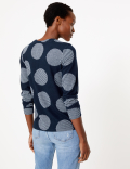 Soft Touch Polka Dot Sweatshirt