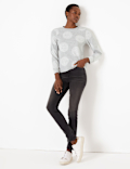 Soft Touch Polka Dot Sweatshirt