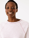 Striped Straight Fit Top