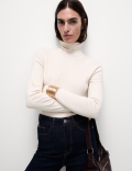 Cotton Rich Ribbed Slim Fit Top
