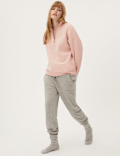 Cotton Rich Funnel Neck Half Zip Sweatshirt