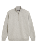 Cotton Rich Funnel Neck Half Zip Sweatshirt