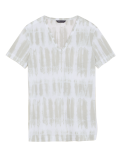 Tie Dye V-Neck Relaxed Longline T-Shirt