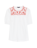Pure Cotton Embroidered Top