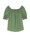 Square Neck Puff Sleeve Top