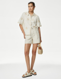 Pure Cotton Embroidered Shirt