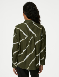 Pure Cotton Printed Collared Shirt