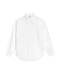 Pure Cotton Broderie Collared Shirt