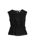 Pure Cotton Tie Waist Vest