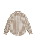 Pure Cotton Striped Collared Shirt