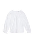 Pure Cotton Broderie Blouse