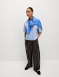 Pure Cotton Crew Neck Boxy T-Shirt