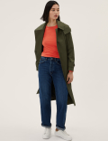 Cotton Rich Slim Fit Long Sleeve Top