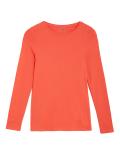 Cotton Rich Slim Fit Long Sleeve Top