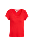 Cotton Rich Slim Fit Secret Support Top