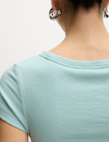 Cotton Rich Slim Fit Secret Support Top