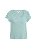 Cotton Rich Slim Fit Secret Support Top