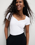 Sweetheart Neck Slim Top