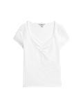 Sweetheart Neck Slim Top