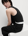 Cotton Rich Ribbed Racer Back Vest