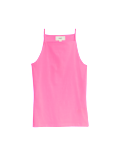 Cotton Rich Racer Neck Vest