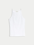 Cotton Rich Racer Neck Vest