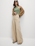 Cotton Rich Racer Neck Vest