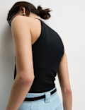 Cotton Rich Racer Neck Vest