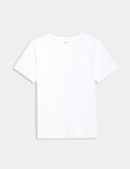 Pure Cotton V-Neck T-Shirt