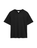 Pure Cotton Crew Neck Oversized T-Shirt
