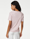 Pure Cotton Striped Everyday Fit T-Shirt