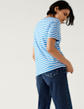 Pure Cotton Striped Everyday Fit T-Shirt