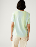 Pure Cotton Striped Everyday Fit T-Shirt