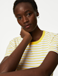 Pure Cotton Striped Everyday Fit T-Shirt