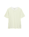 Pure Cotton Striped Everyday Fit T-Shirt